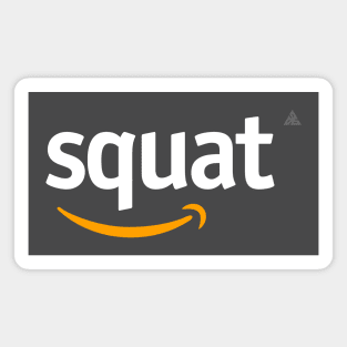 squat happy Magnet